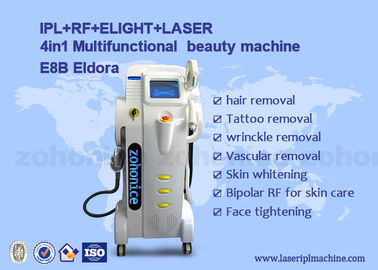 de laser IPL van Nd van 4in1 Mulfifunction rf yag OPTEERT van het de Laserhaar van SHR Professionele Pijnloze de Verwijderingsmachine