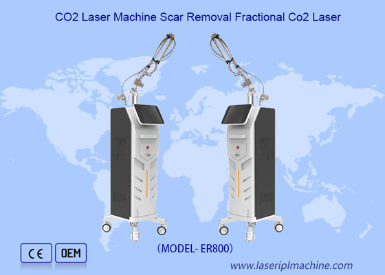 Verticale fractionele CO2-lasermachine Pigmentverwijdering littekenverwijdering